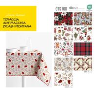 TOVAGLIA NATALE ANTIMACCHIA 6P SPLASH MONTANA 140X180 Tellini S.R.L. Großhandelskleidung